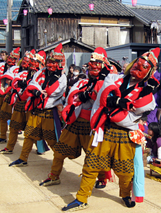 獅子と天狗の舞