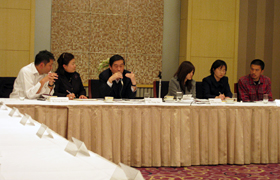 香港メディア名古屋で意見交換会