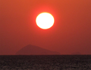 鳥羽市神島と日の出
